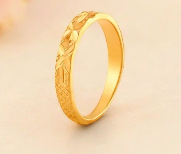 Brilliant Lattice 22 Karat Gold Ring